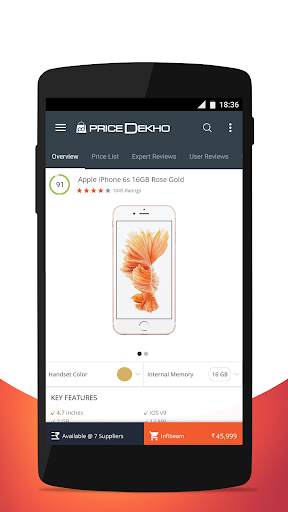 Compare Mobile Price India App screenshot 8