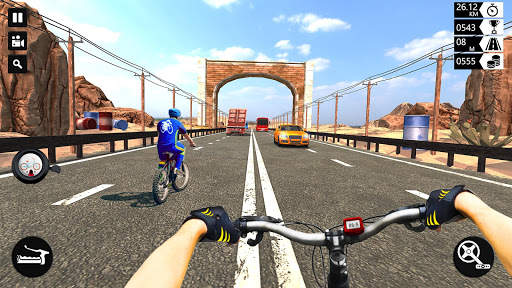 Extreme Bicycle Racing 2019: Highway City Rider screenshot 12
