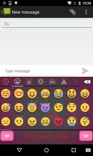 Emoji Keyboard - Candy Pink screenshot 2