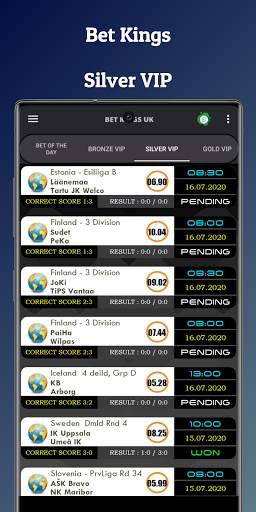 Bet Kings UK - Correct Scores/HTFT (No Ads) screenshot 12