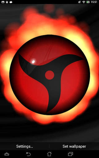 Sharingan Rinnegan Live Wallpaper скриншот 2