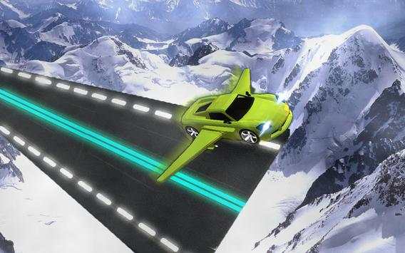 Flying Car City Racing screenshot 5