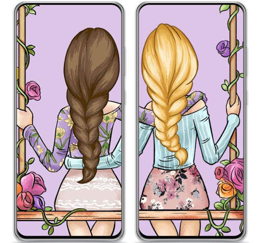 ❤️BFF Best Friend Wallpaper HD Backgrounds screenshot 5