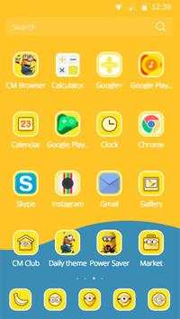 minions Friends विषय स्क्रीनशॉट 3