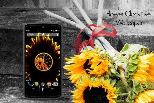 Flower Clock Live Wallpaper screenshot 4