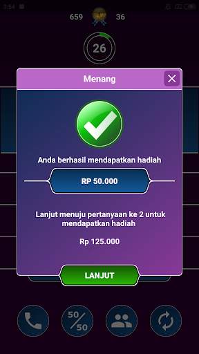 Kuis Pintar 1 Miliar - Permainan Asah Otak screenshot 6