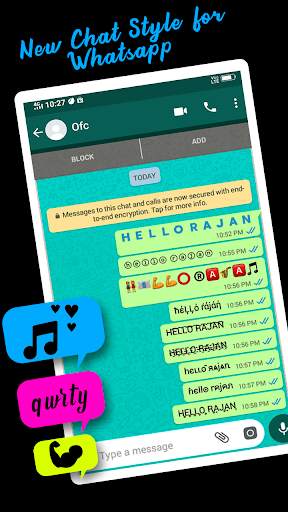 New chat style for whatsApp screenshot 4
