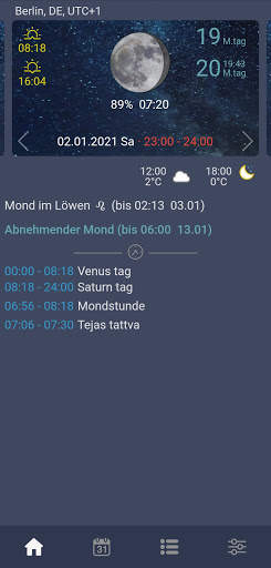 Mondassistent - Mondkalender screenshot 1