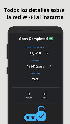 WiFi QrCode Escáner contraseña screenshot 2