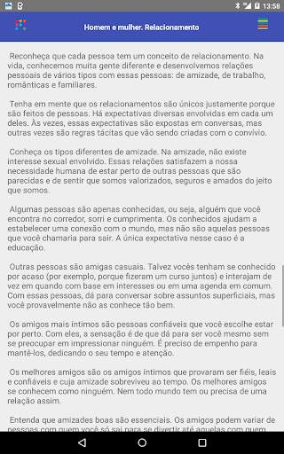 Homem e mulher. Relacionamento screenshot 9