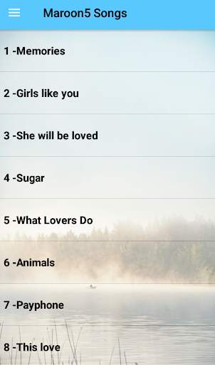 MAROON5-Songs Offline (40 Songs) screenshot 1