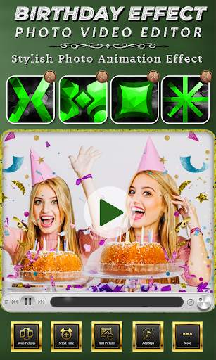 Birthday Photo Effect Video 6 تصوير الشاشة