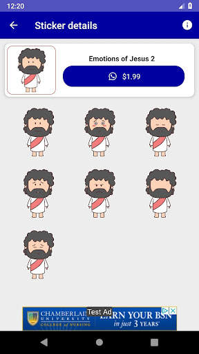 Christian WAStickerApp - Bible screenshot 6
