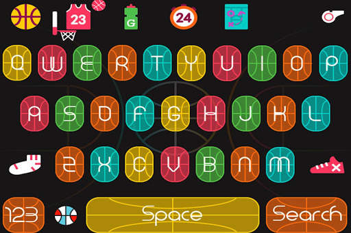 Basketball Keyboard screenshot 1