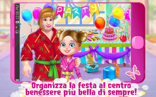 Centro benessere con papà - Makeover per ragazze screenshot 4