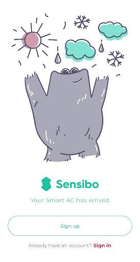 Sensibo screenshot 1