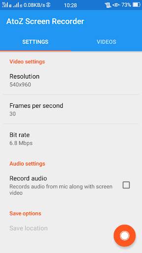 AtoZ Screen Recorder - No Watermark screenshot 3