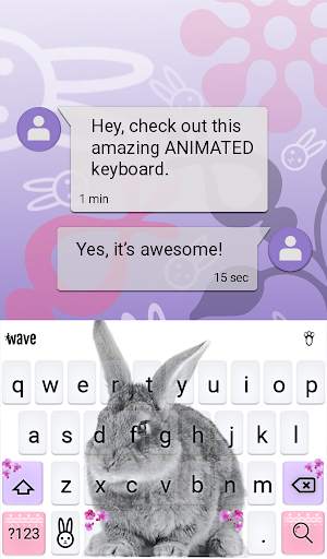 Cute Bunny Wallpaper Theme screenshot 3