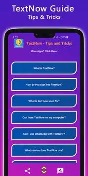 TextNow Guide - tips & tricks for TextNow screenshot 2