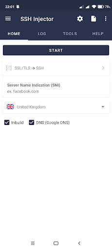 SSH Injector - Tunnel VPN screenshot 1