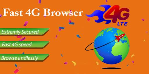 Fast 4G Browser screenshot 1