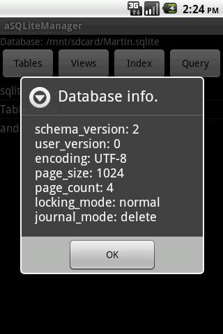aSQLiteManager screenshot 5