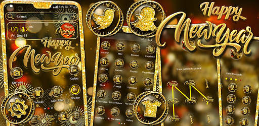 New Year Launcher Theme screenshot 8