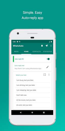 WhatAuto - Reply App screenshot 1