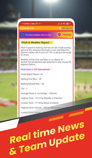 Dream team 11 Fantasy Cricket Dream-11 Prediction screenshot 3