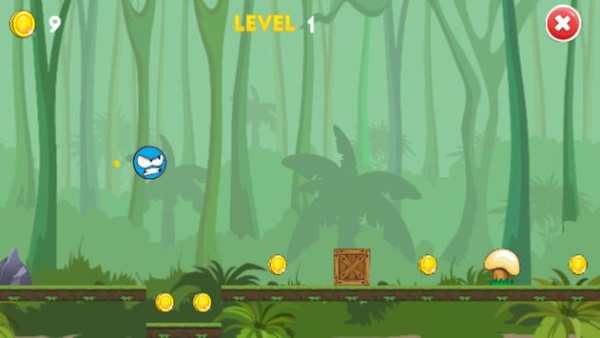 Angry Blue Ball 5 screenshot 3
