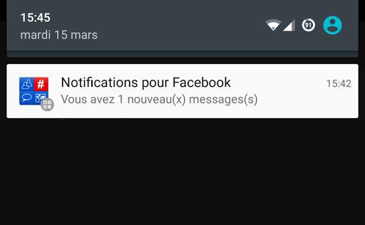Notifications pour Facebook screenshot 2