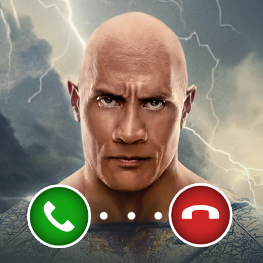 Black Adam Fake Video Call icon