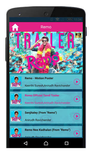 Remo Tamil Movie Songs screenshot 3