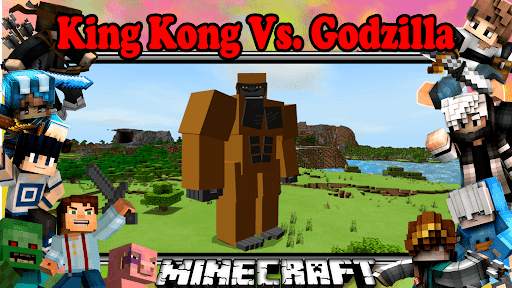 King Kong 🦧 Vs 🦖 Godzilla Game Mod MCPE screenshot 2