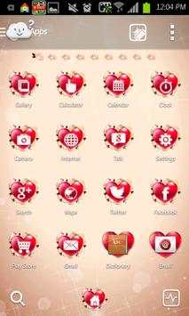 Rose go launcher theme screenshot 2