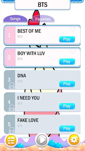 BTS Piano Tiles - KPOP Music screenshot 2