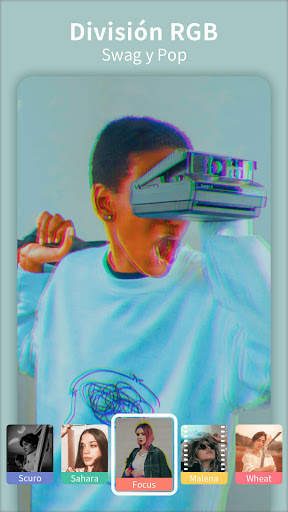 Efiko: Editar fotos y videos con filtros y efectos screenshot 3