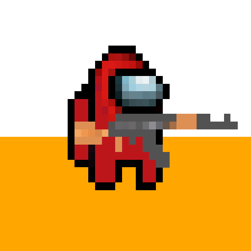 Among Us - gave a machine gun icon