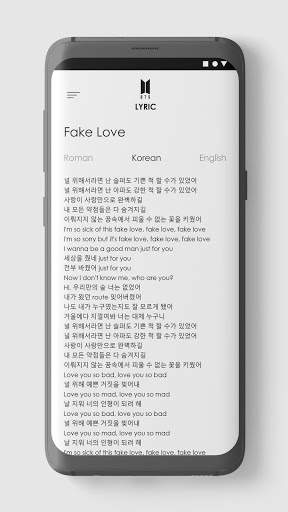 BTS - Lyric 2019 (Offline) screenshot 7