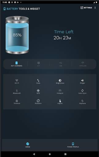 Battery Tools  & Widget 11 تصوير الشاشة