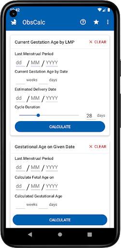 OBS Calc -Pregnancy Calculator screenshot 2