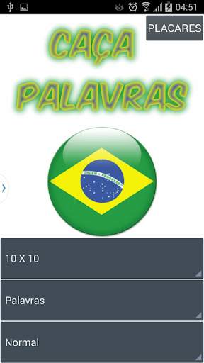 Caça Palavras Brasileiro screenshot 1