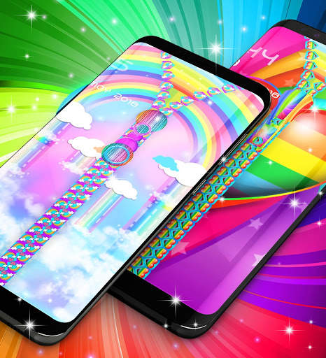 Rainbow lock screen screenshot 5