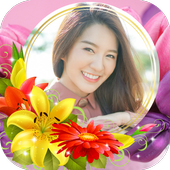 Floral photo Frames icon