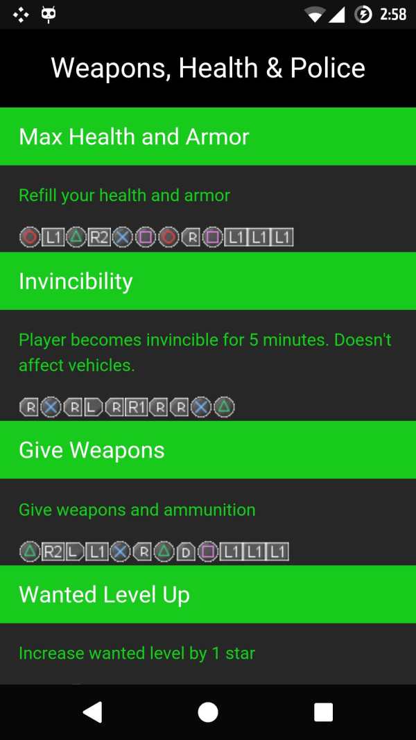 Cheat Codes for GTA 5 screenshot 4