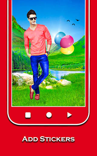 Green hill photo frame editor screenshot 6