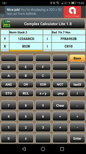 Complex Calculator Lite screenshot 4
