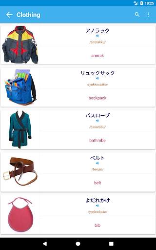Japanese Vocabulary By Topics (With Pictures) скриншот 12