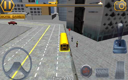 Schoolbus Driving 3D Simulator screenshot 1