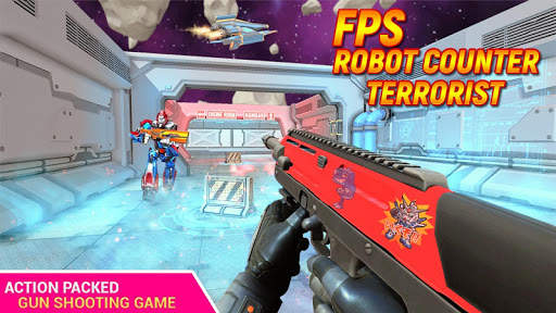 FPS Robot Counter Terrorist war: Gun Shoot Strike screenshot 1